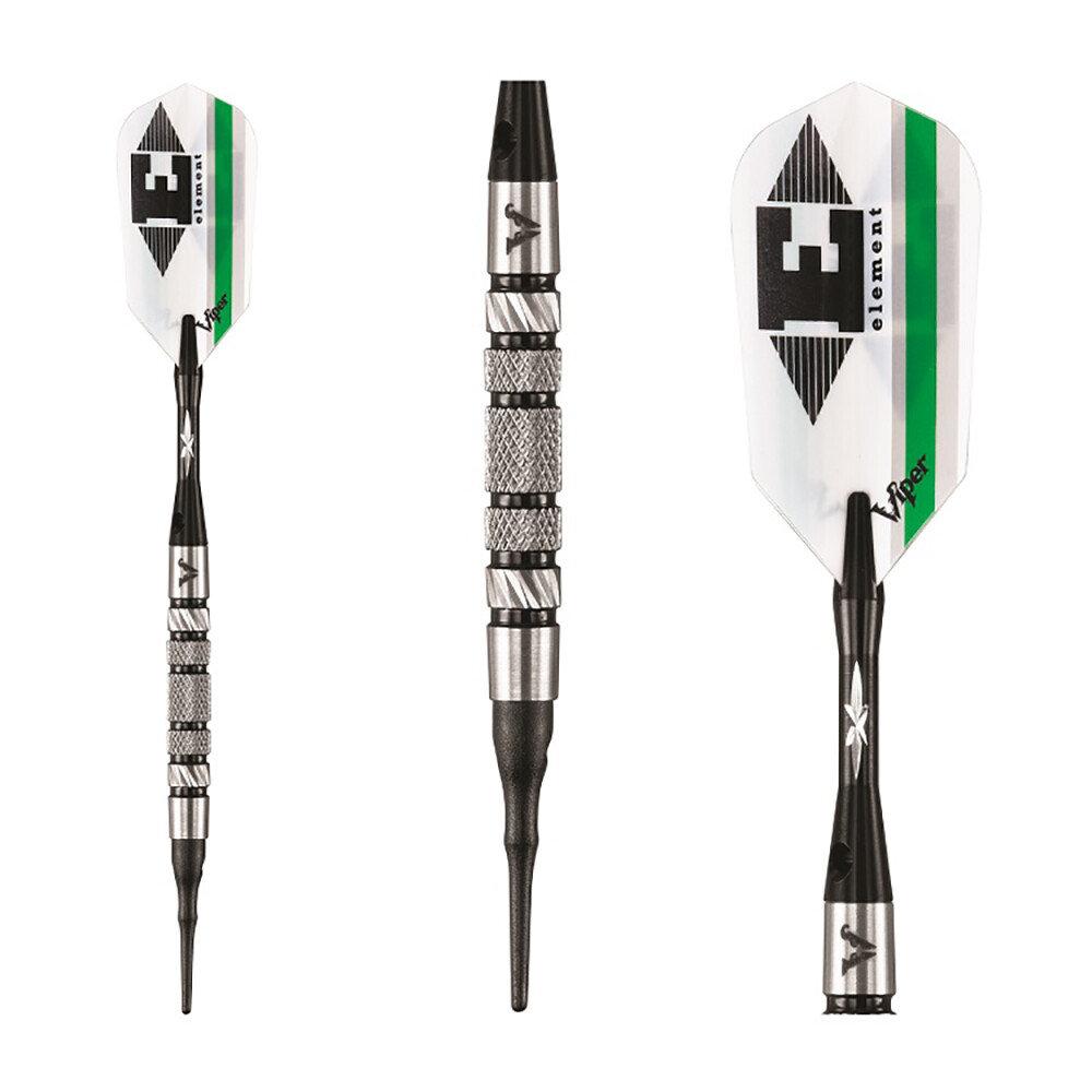 Viper Element Tungsten Soft Tip Dart Set - Grip 1 Style - 18 Grams