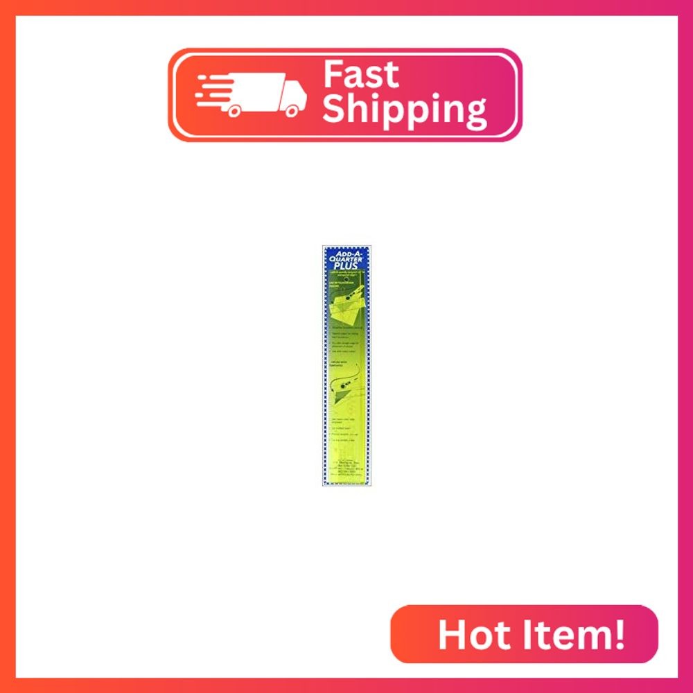 CM Designs Ruler 12" Add-A-Quarter Plus