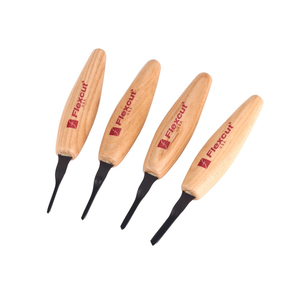 Flexcut 45 Degree Parting Micro Tool Set MT600