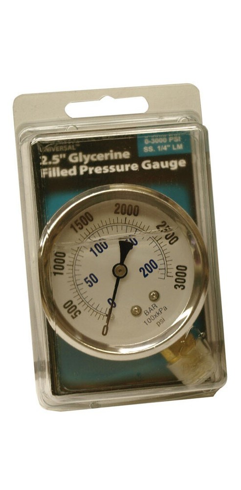 Universal 99019109 Pressure Gauge 3000 psi