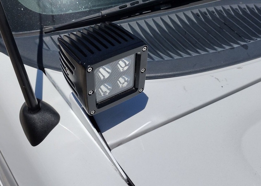91-01 Ford Explorer A Pillar Light Brackets With Mounting Hardware - Made in USA