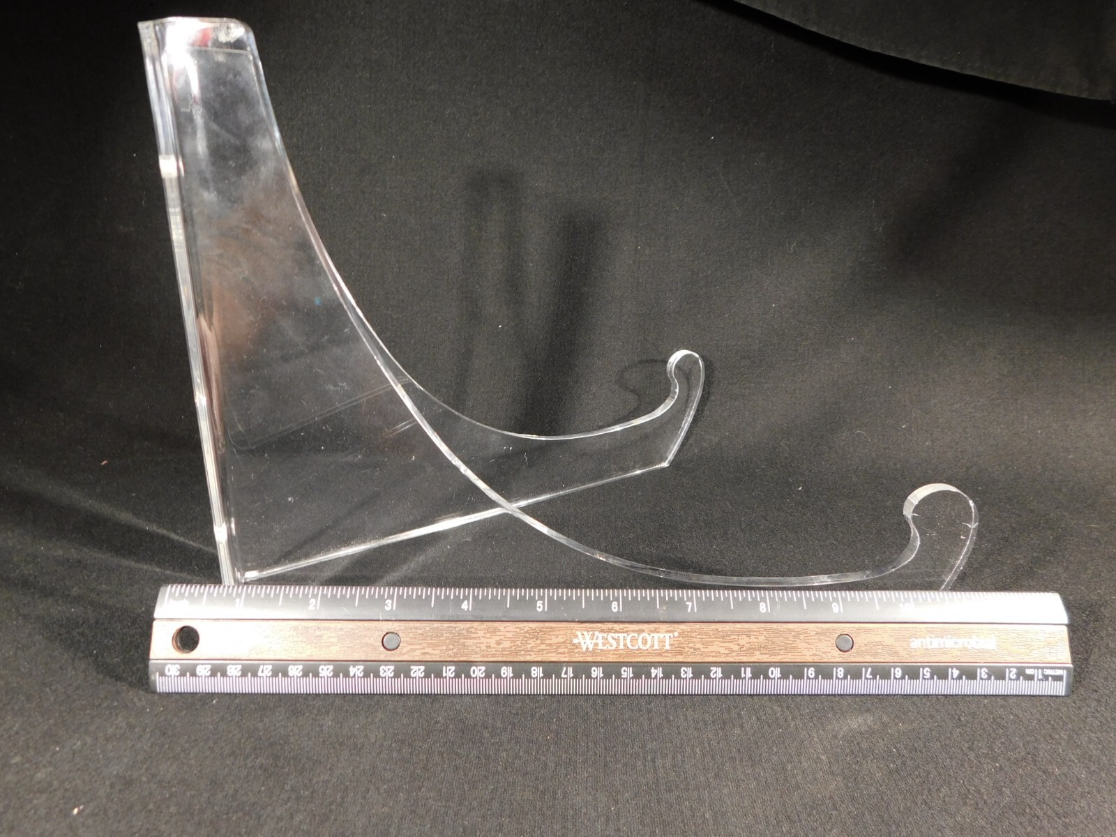 Easel Display Stand Clear Lucite X Large Size Wall Mountable