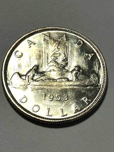 1953 Canada Silver Dollar/WSF/PL/Unc++ #20386