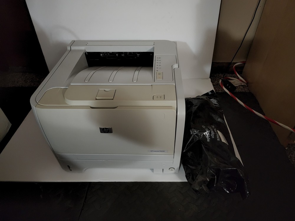 Hp Laserjet P2035 laser printer cords, user manual tested