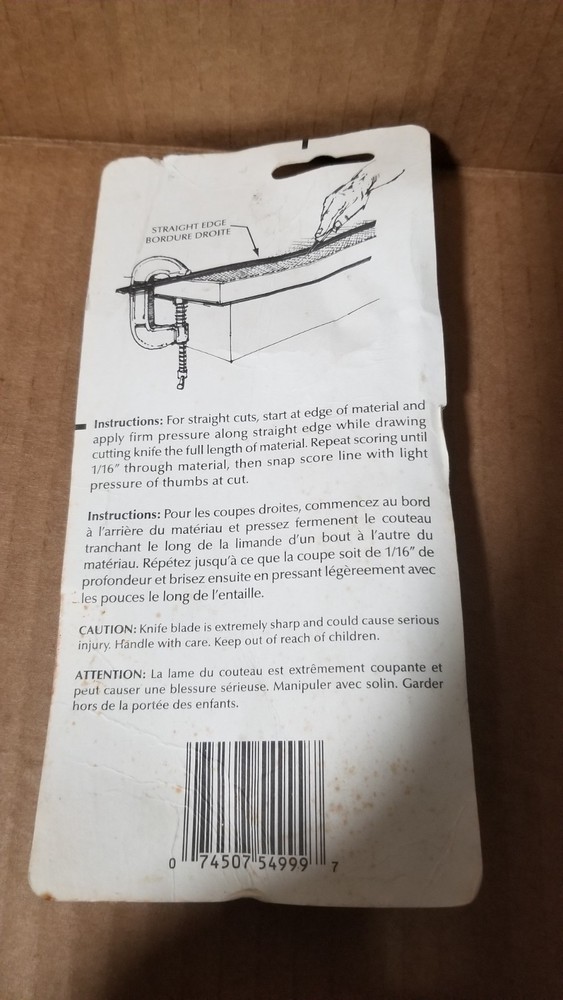 Plaskolite Plastic Cutting Knife VGC