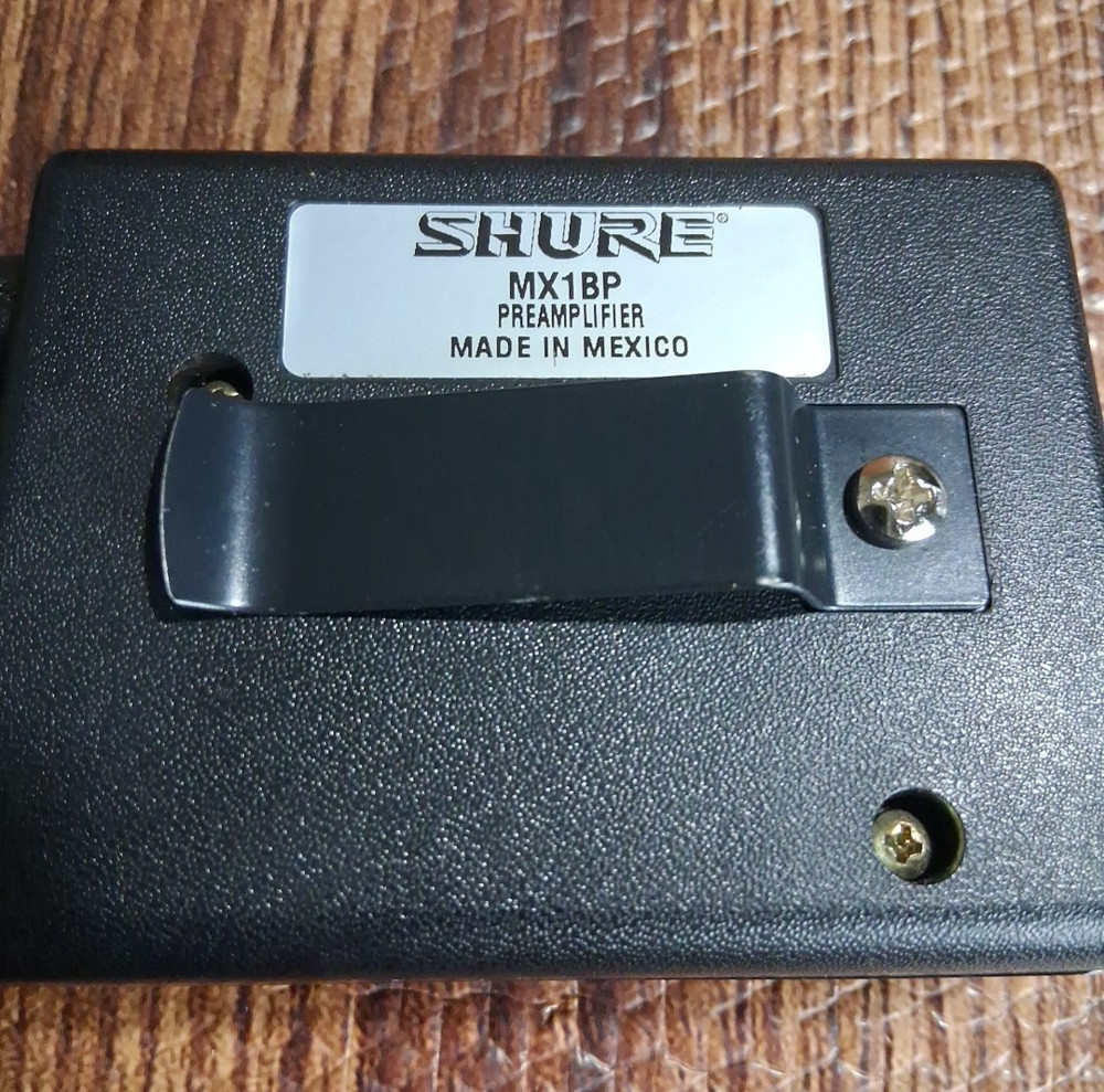 Shure Mx1Bp Preamplifier With Case Made In Mexico