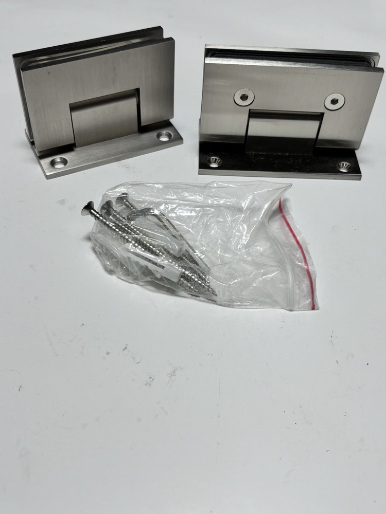 Glass Clamp Bracket, Glass Door Hinge Clamp 2pk