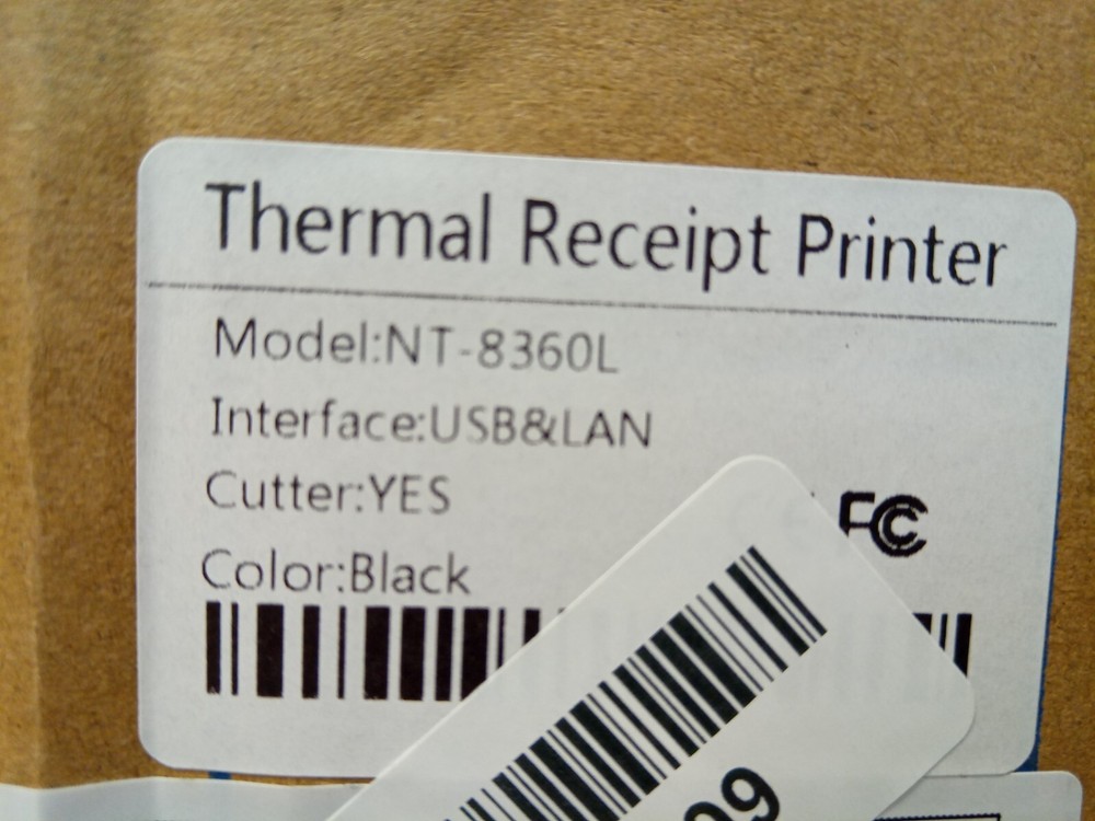 NetumScan Thermal Receipt Printer Model NS8360L with Auto Cutter