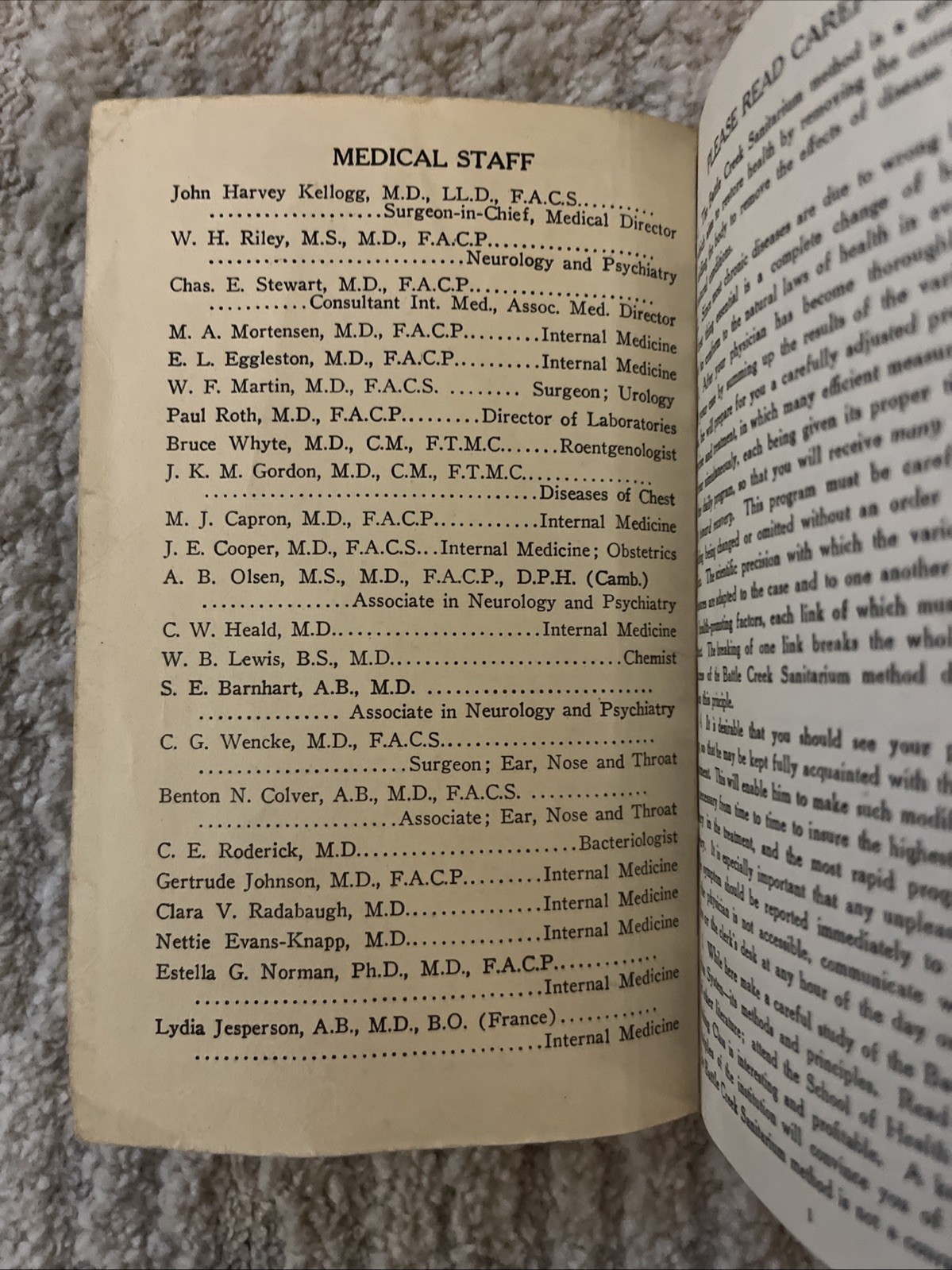 Battle Creek Sanitarium Michigan Prescription Empemera