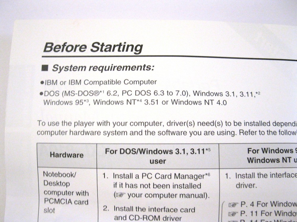 Panasonic KXL-810A CD-ROM Player Original Quick Start Manual and Set Up Disk
