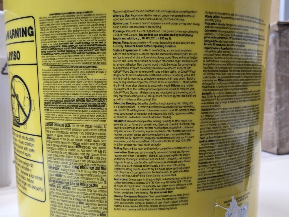 Cabot Deck Correct 25200 Tint Base