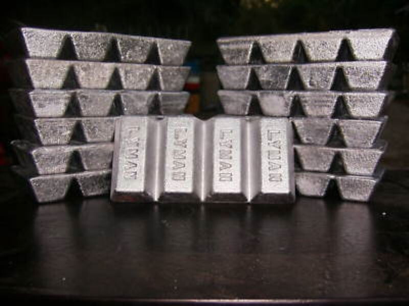 25+ lbs of Lyman lead ingots w/free shipping!