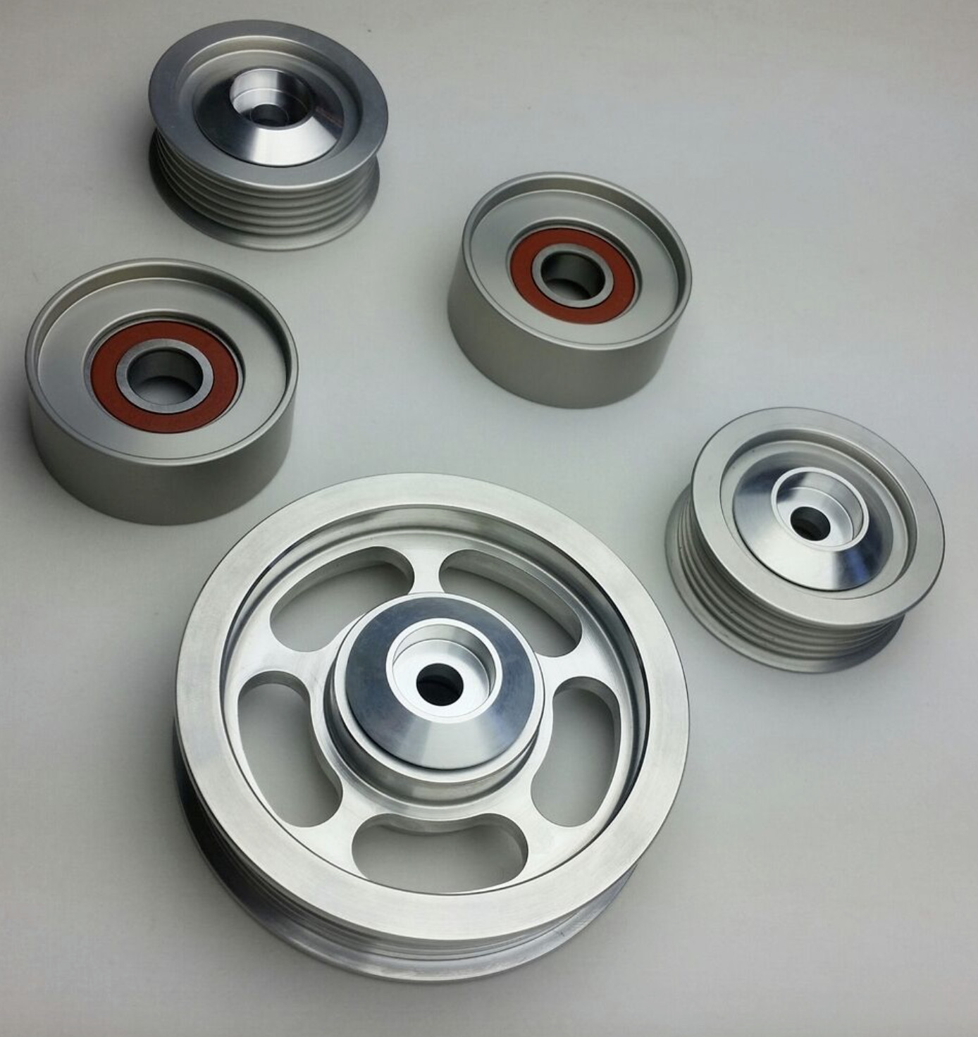 2011-2019 M157/M278 biturbo AMG Mercedes Performance 5 Piece Idler Kit.