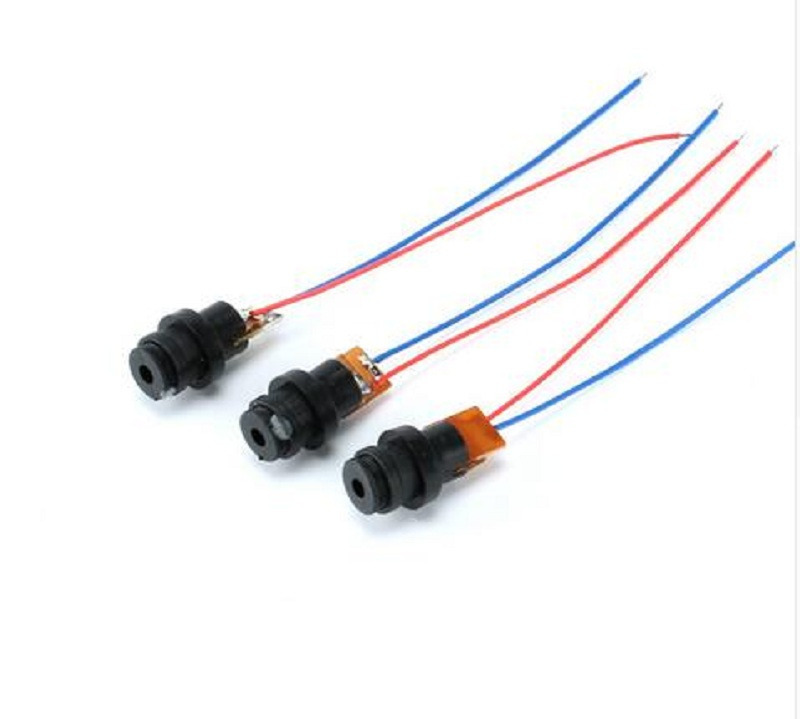 10pcs  4.5V Laser Head Module Laser Dot Diode Red Plastic Gyro Module