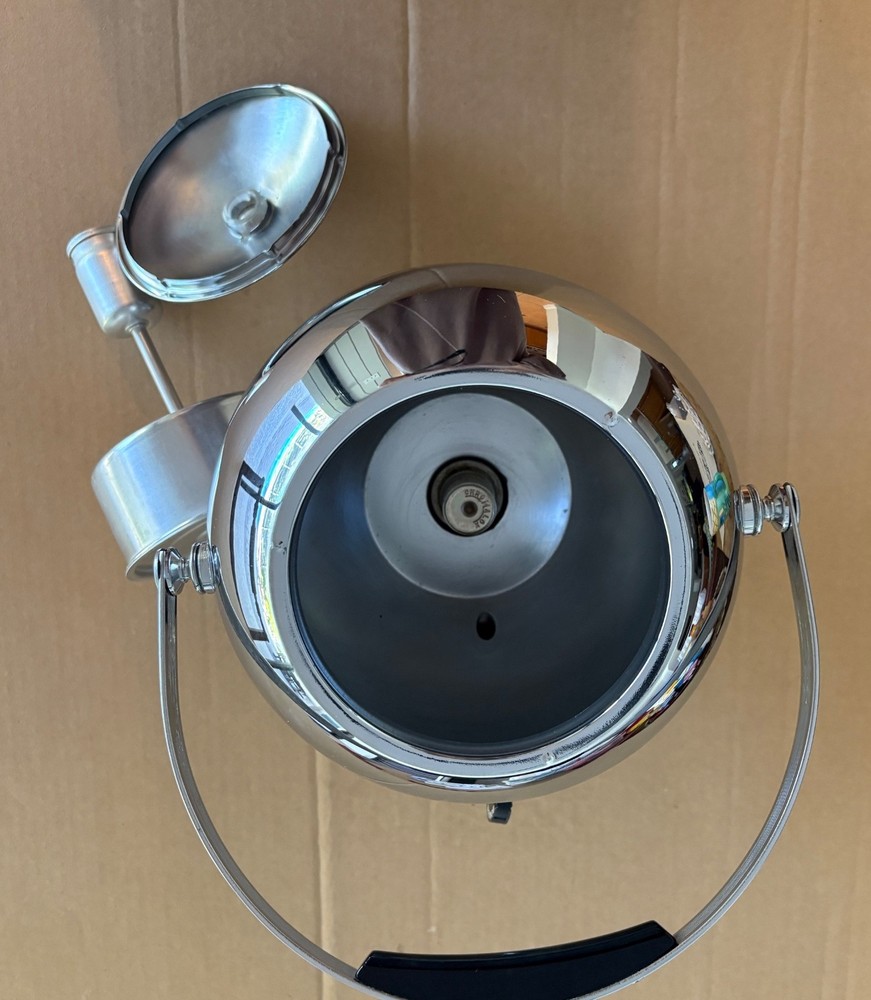 Midcentury Manning-Bowman Art Deco Globe Percolator Coffeemaker, EUC