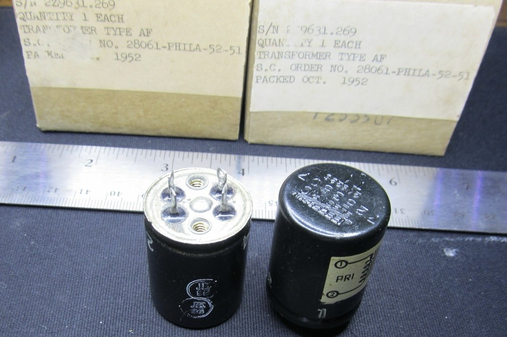 PAIR Jefferson Microphone/MC stepup audio input transformer NOS Pair MINT NEW