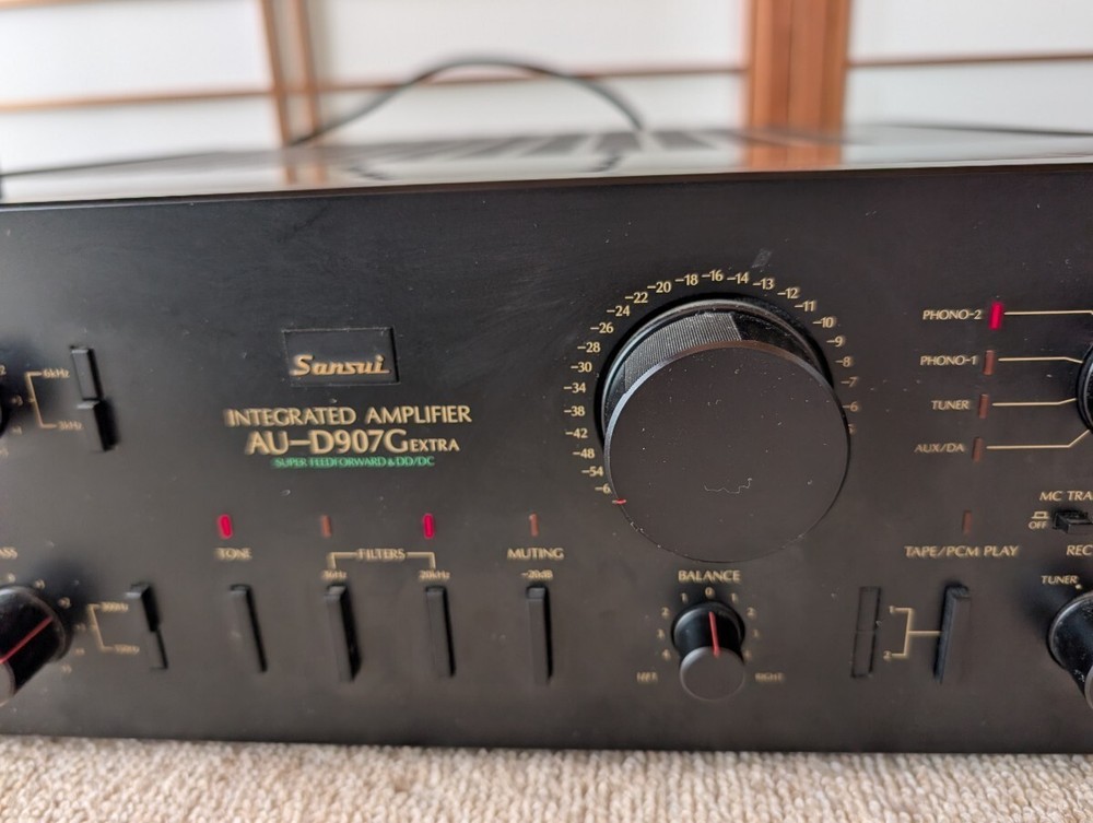 Sansui AU-D907G EXTRA Integrated Amplifier Tested Working See Description