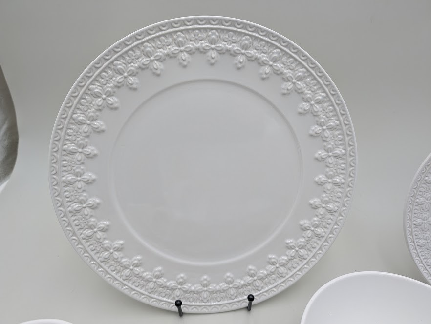 Lenox White Chelse Muse Fleur 4Pc Place Setting