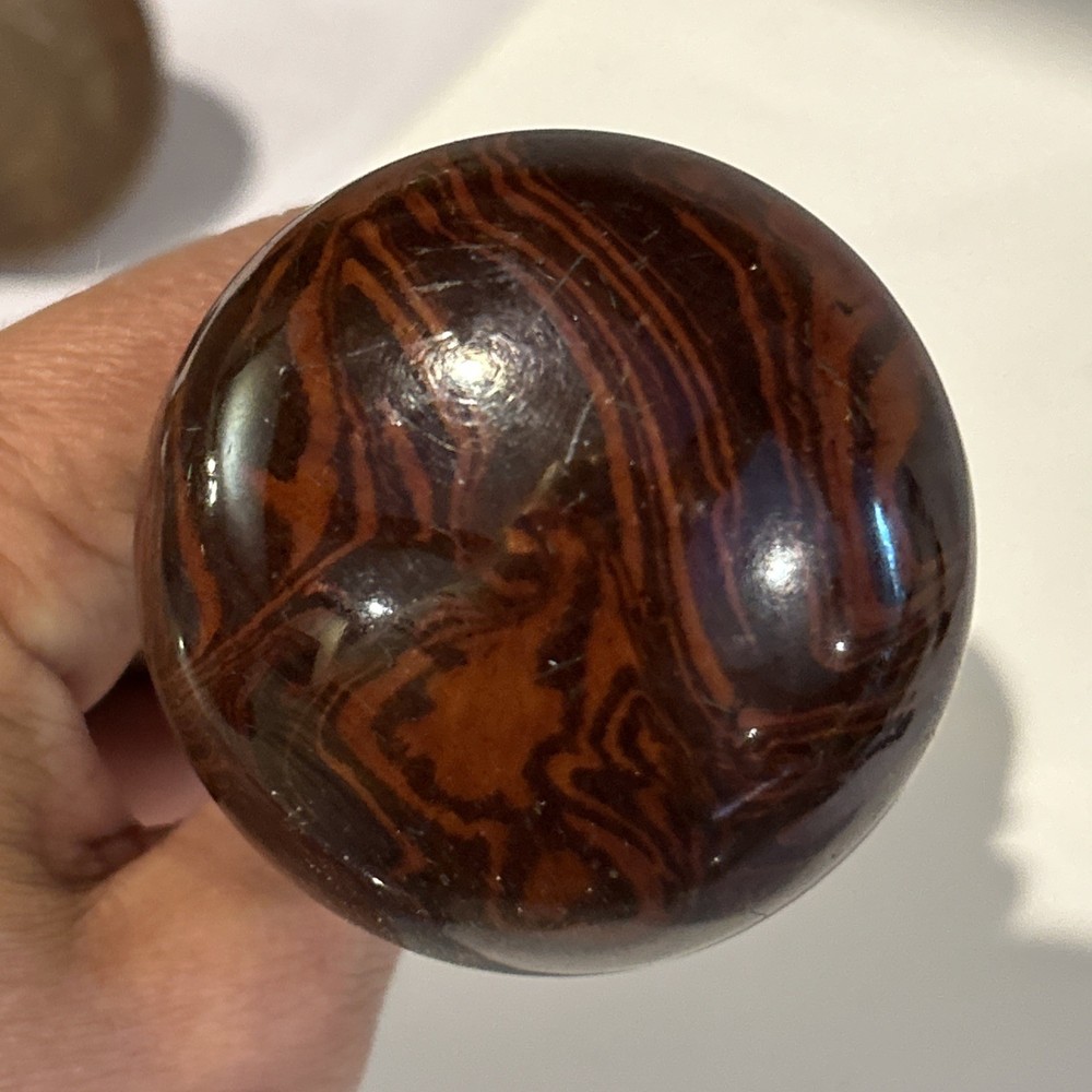 Pair Antique Brown Marble Swirl Porcelain Door Knobs + 7 Bonus Knobs **READ