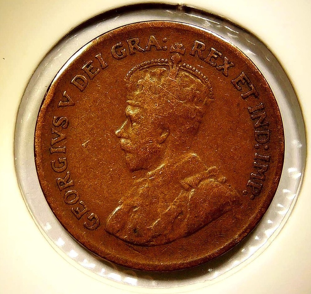 1928 Canada Small Cent King George V
