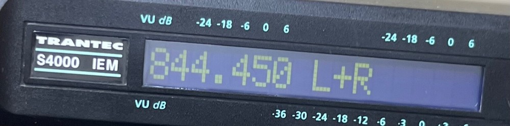 TRANTEC S4000IEM-TX IN EAR MONITOR TRANSMITTER