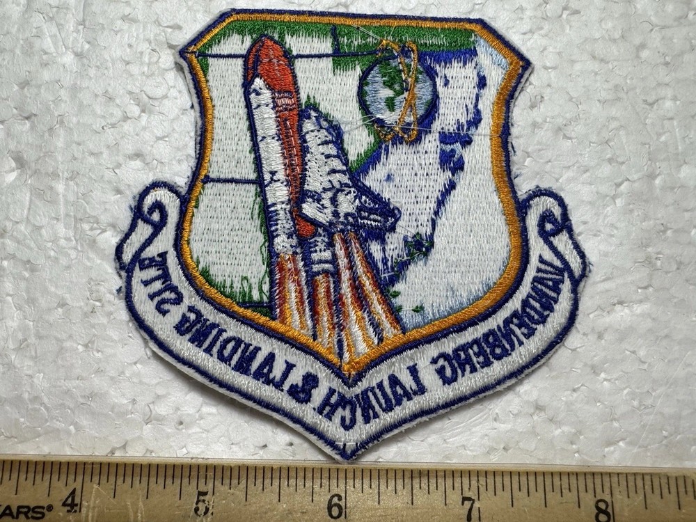 Vintage Vandenberg Air Force Base Patch- Space Shuttle Launch & Landing Site