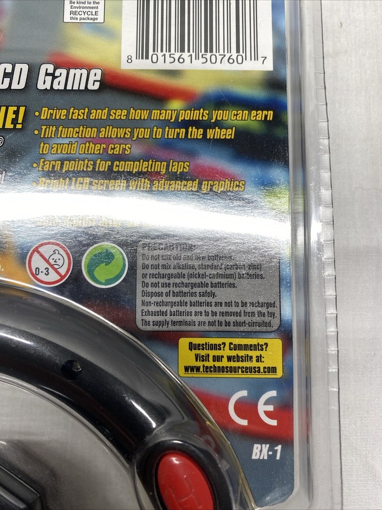 NASCAR High Speed Run LCD Game 2005 Techno Source