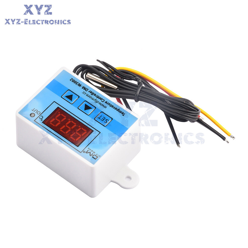 W3002 AC 110-220V Digital Temperature Controller Microcomputer Thermostat Probe