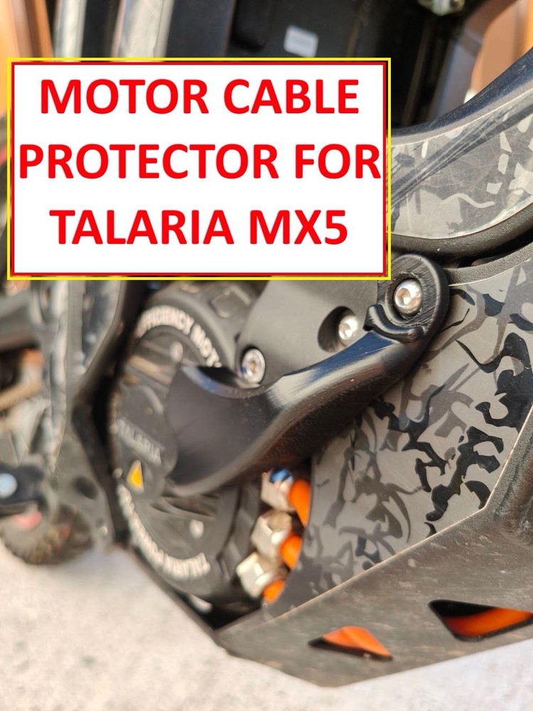Talaria MX5 motor cable protector