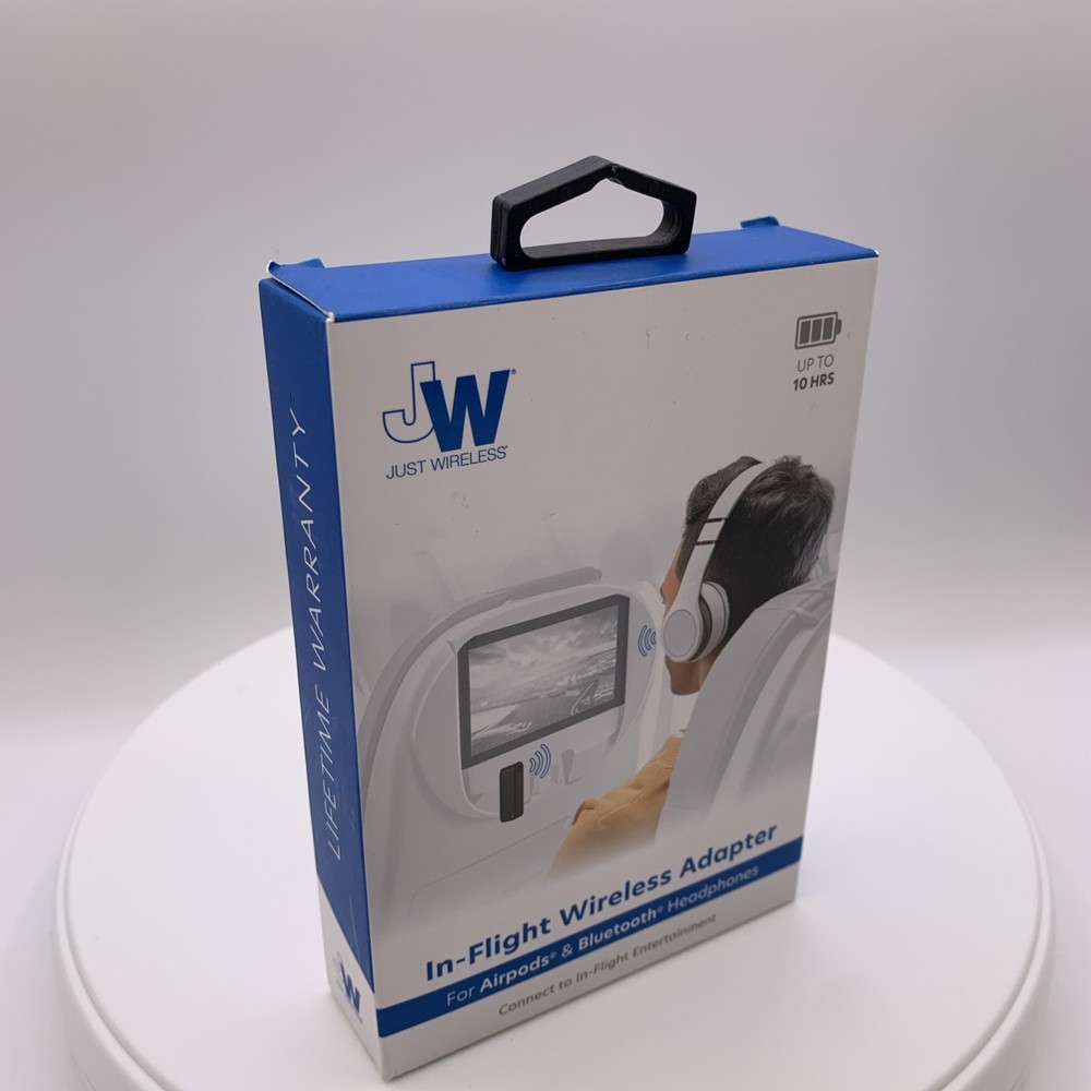Just Wireless In Flight Wireless Adapter Earbuds And Bluetooth Headphones