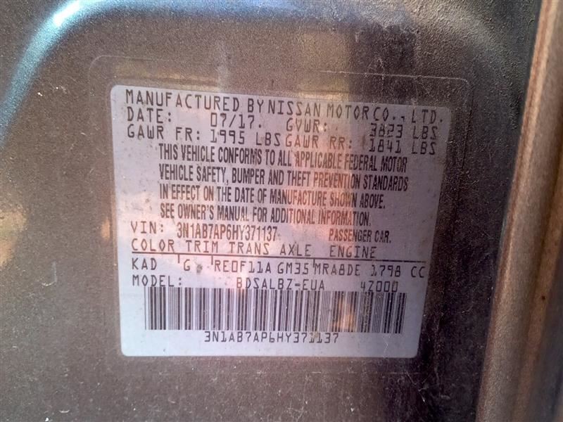 SENTRA 2017 High Mounted Stop Light 1038400901
