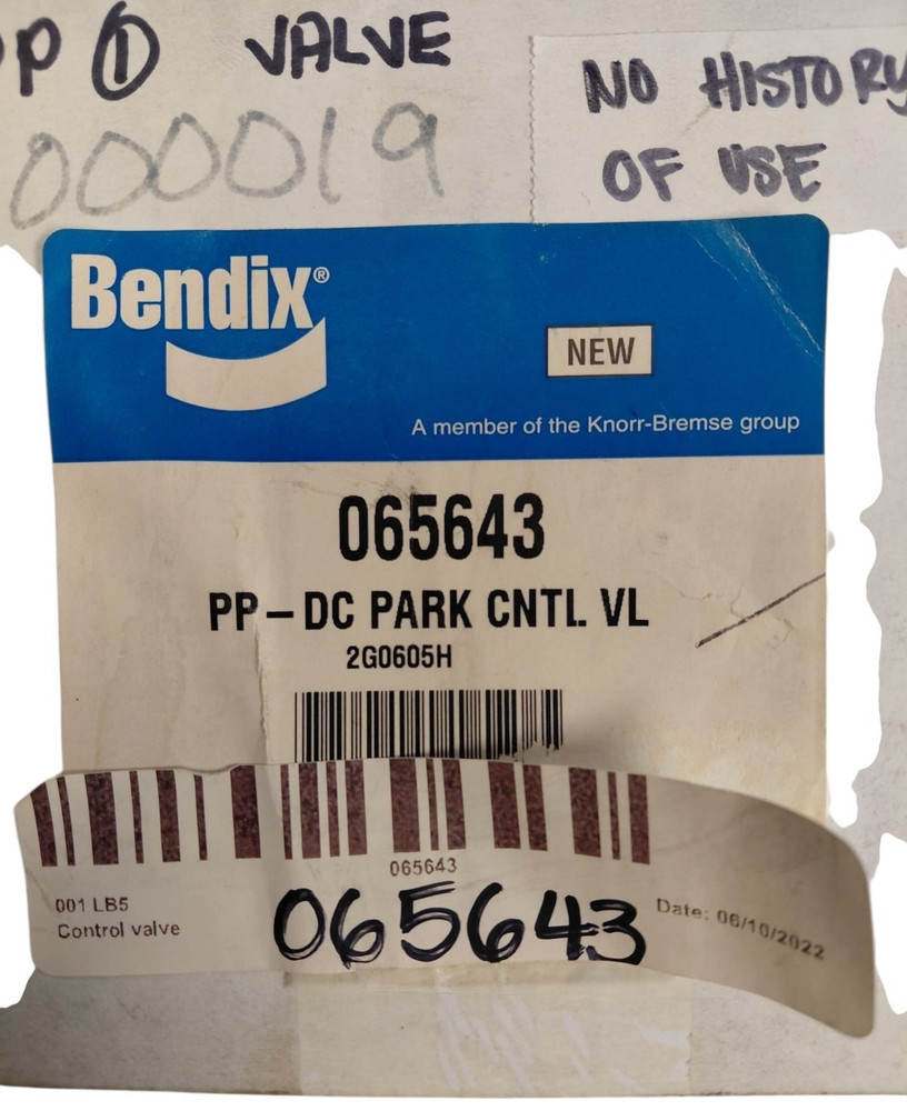 Bendix 065643 Air Brake Control Valve Pp Dc