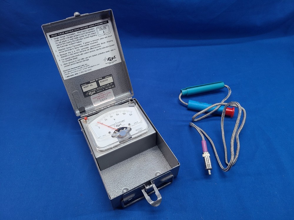 EDL Pocket Probe Analog Pyrometer Radiation Thermometer
