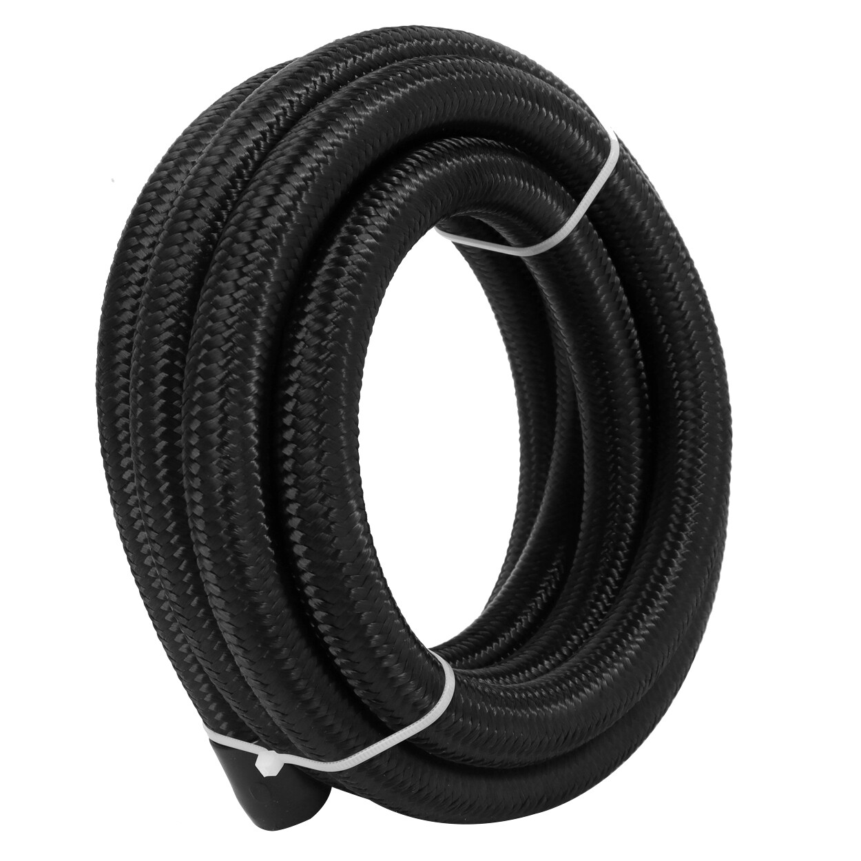 6 8 10AN Nylon Braided Fuel Line Hose Fuel Line Oil Feed Line CPE 20 10FT Black