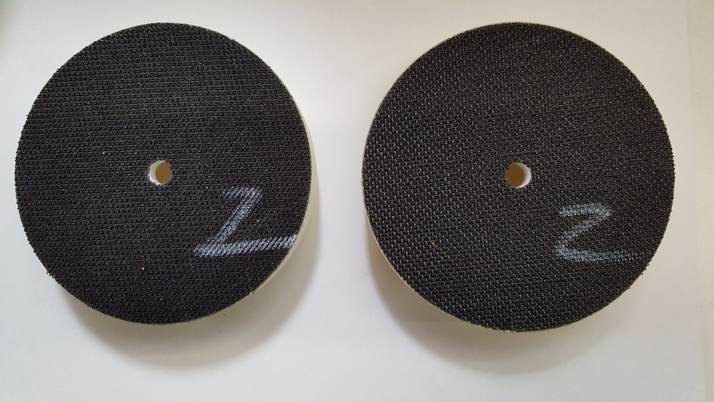 Snail Lock Type Hook and Loop Backing Pads 4", 2 pcs.