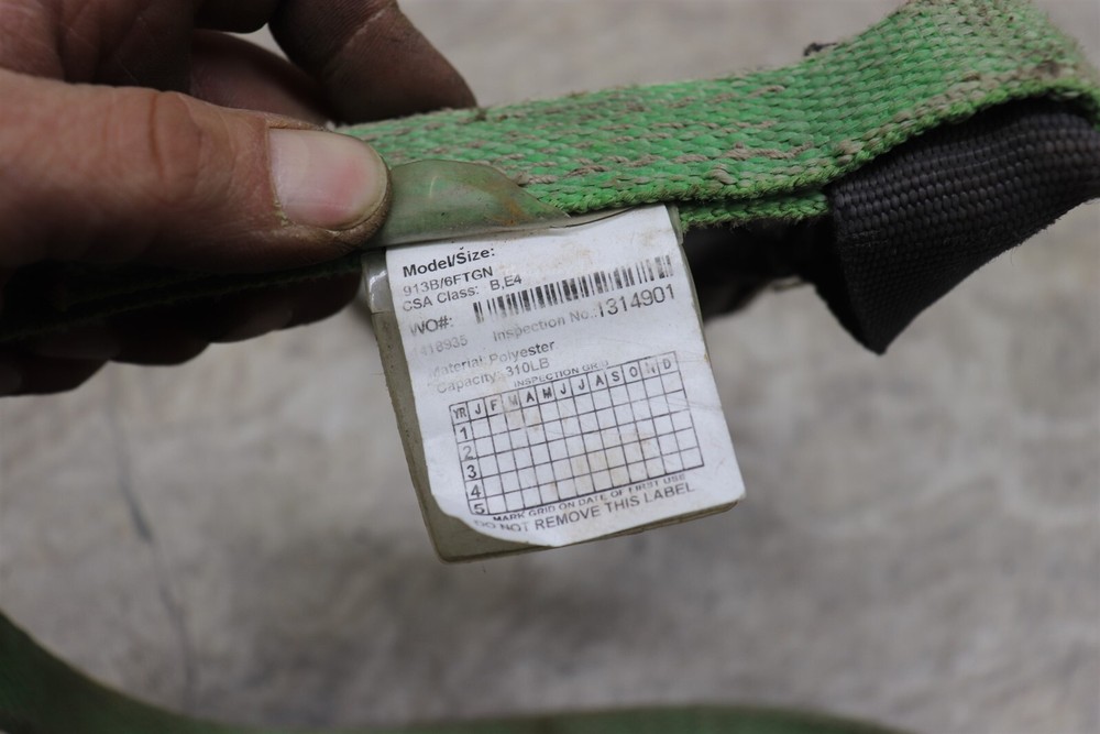 Miller Back Biter Lanyard W/ Softstop 913B/6Ftgn