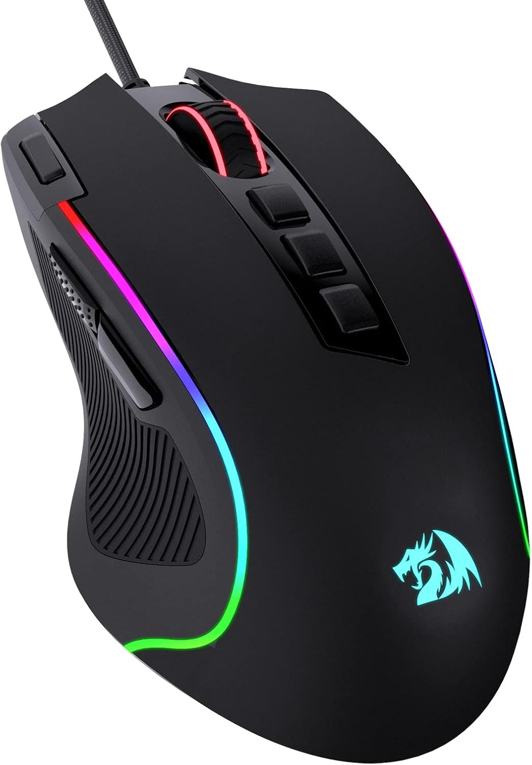 Redragon M612 Predator RGB Gaming Mouse, 8000 DPI Wired Optical Mouse