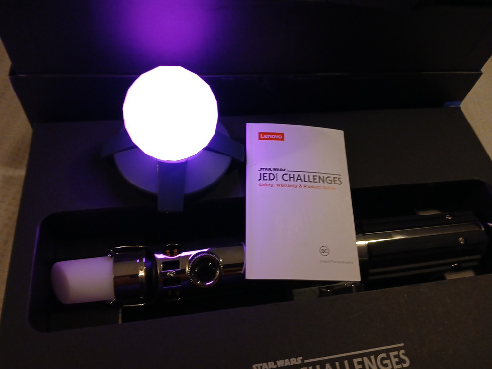 Star Wars Jedi Challenges AR Headset w/ Lightsaber Controller