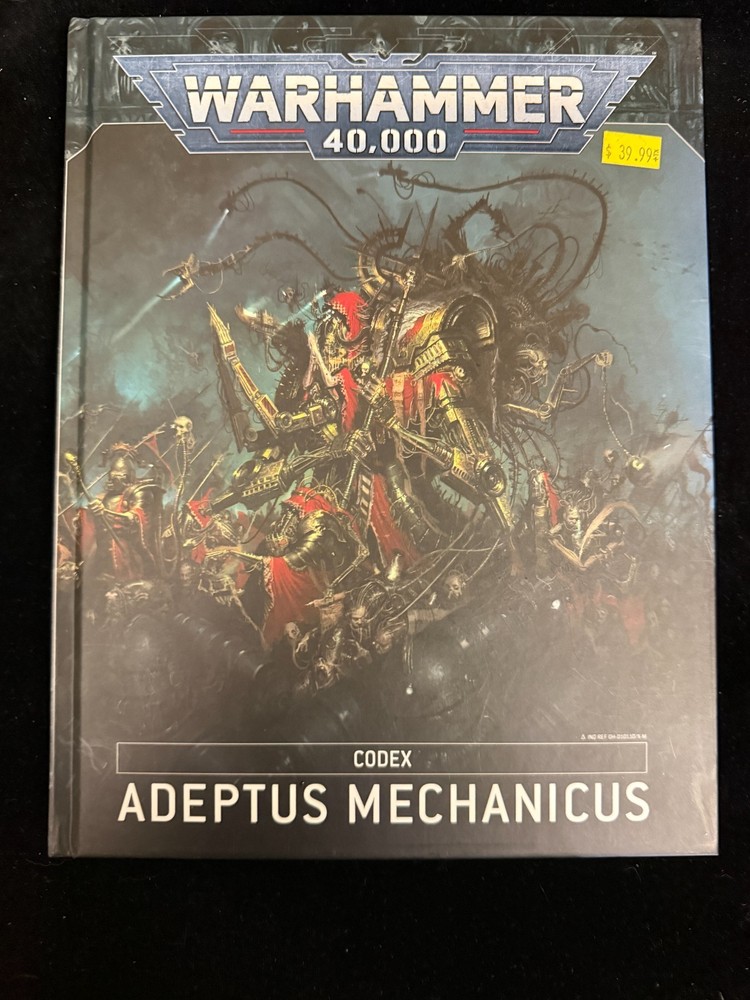 Games Workshop Warhammer 40k Adeptus Mechanicus Codex C Hardcover