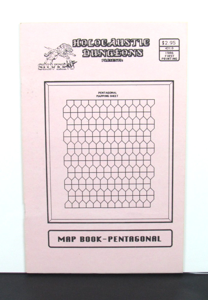 Silverwolf Comics Holocaustic Dungeons RPG Pentagonal Map Book NM