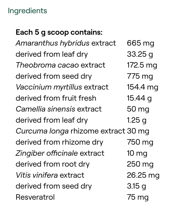 MediHerb Polyphenol Circ Support Powder 150g