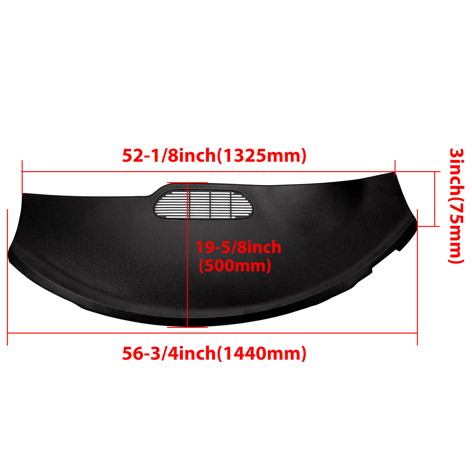 Molded Dash Cover Pad Overlay For 97-02 Chevrolet Camaro Pontiac Firebird BLK