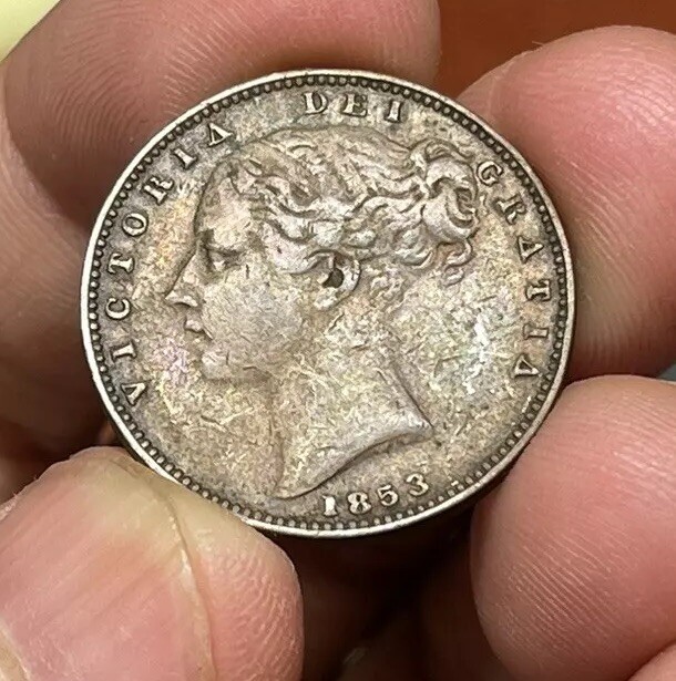 1853 Great Britain One Farthing Coin