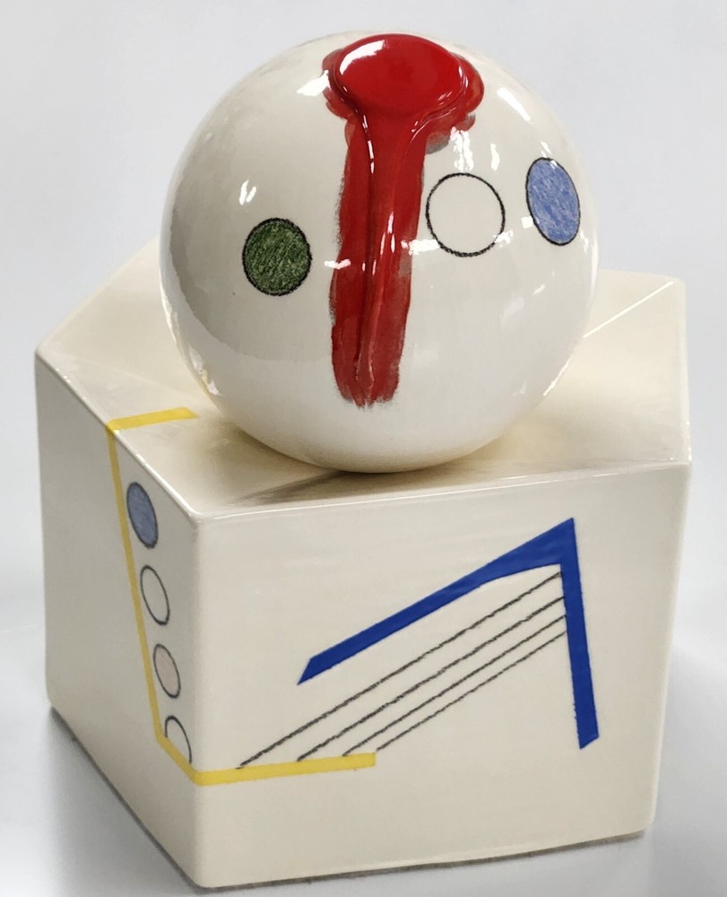 Handmade/Fired Ceramic Art Deco Contemporary Artwork
