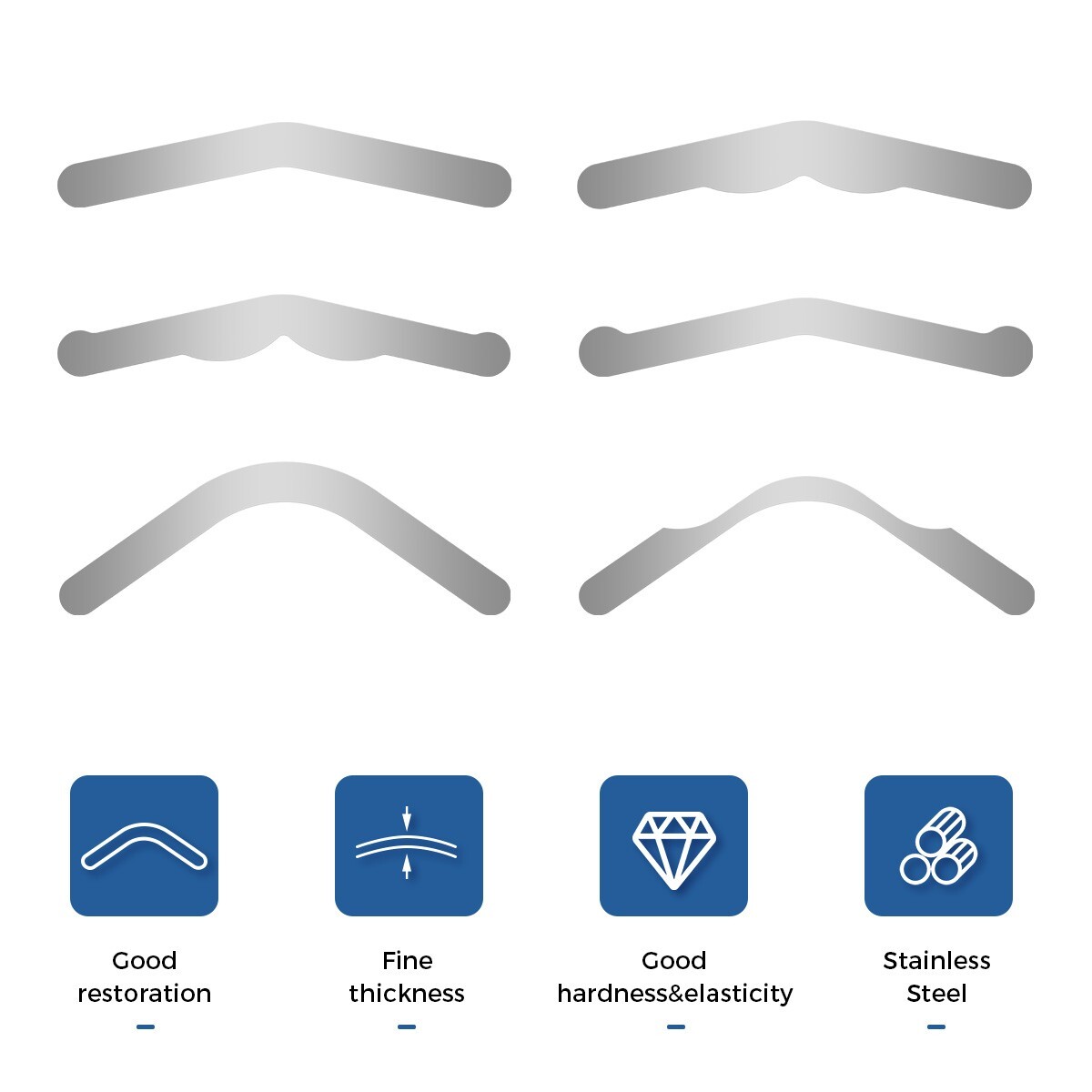 Dental Matrix Bands Tofflemire Large Increased curvature Margin Elevation 0.04mm