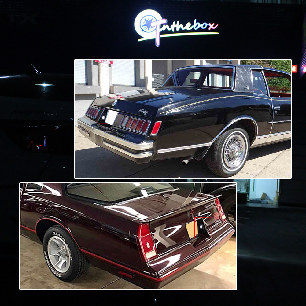 Smoke White LED License Plate Lights for 79-88 NEW Monte Carlo Monte Carlo SS LS