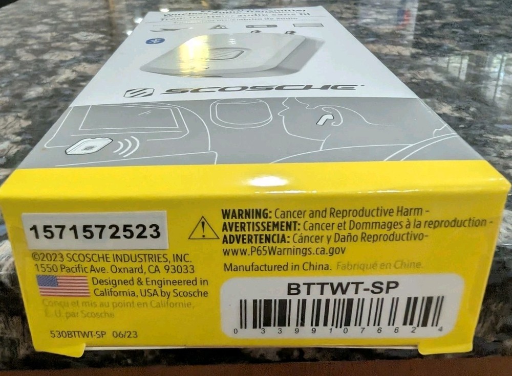 Scosche FlyTunes BTTWT-SP Wireless Audio Transmitter Bluetooth #23