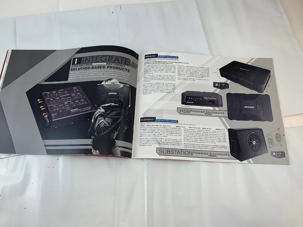 KICKER Performance Car Audio Catalog Brochure Comp CompR CompRT Solo-Baric KM PS