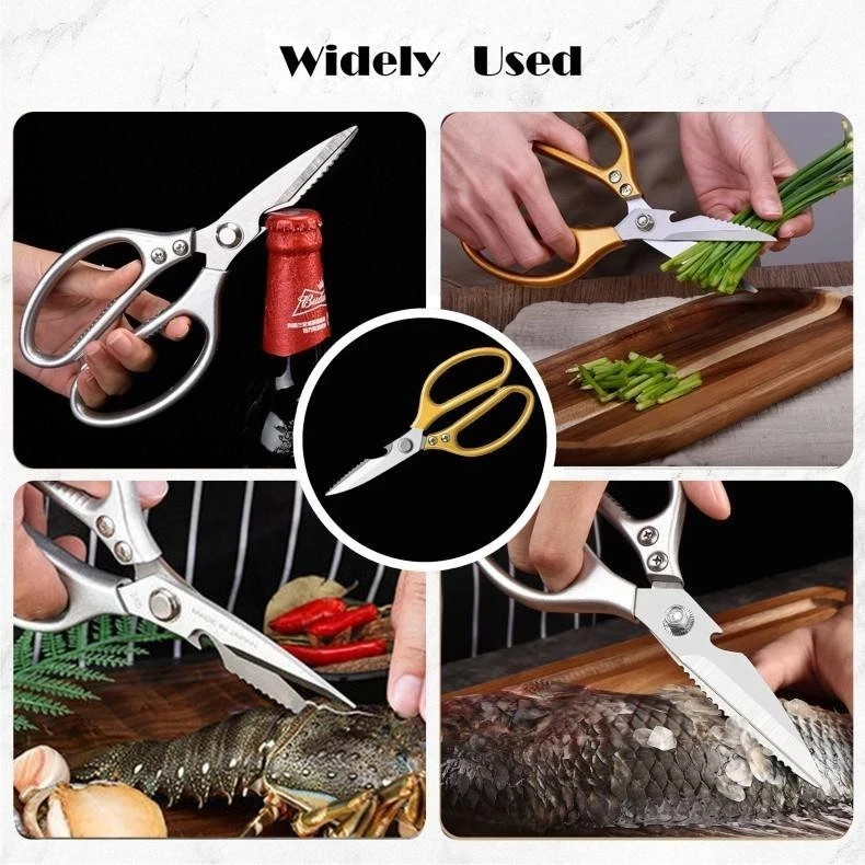 Kitchen Shears Multi-Function Kitchen Scissors Heavy Duty Stainless Steel Sharp