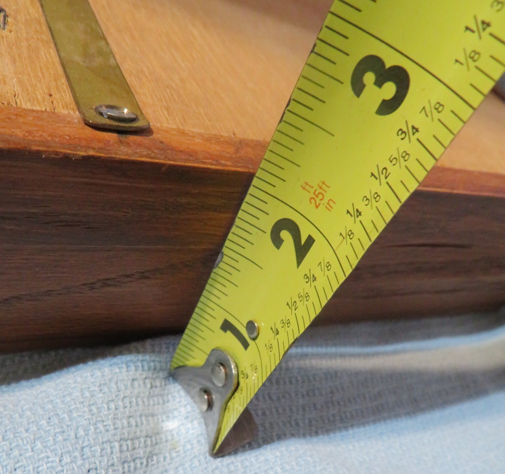5 Large HAND FORGED CUT NAILS in Custom Oak Shadow Box
